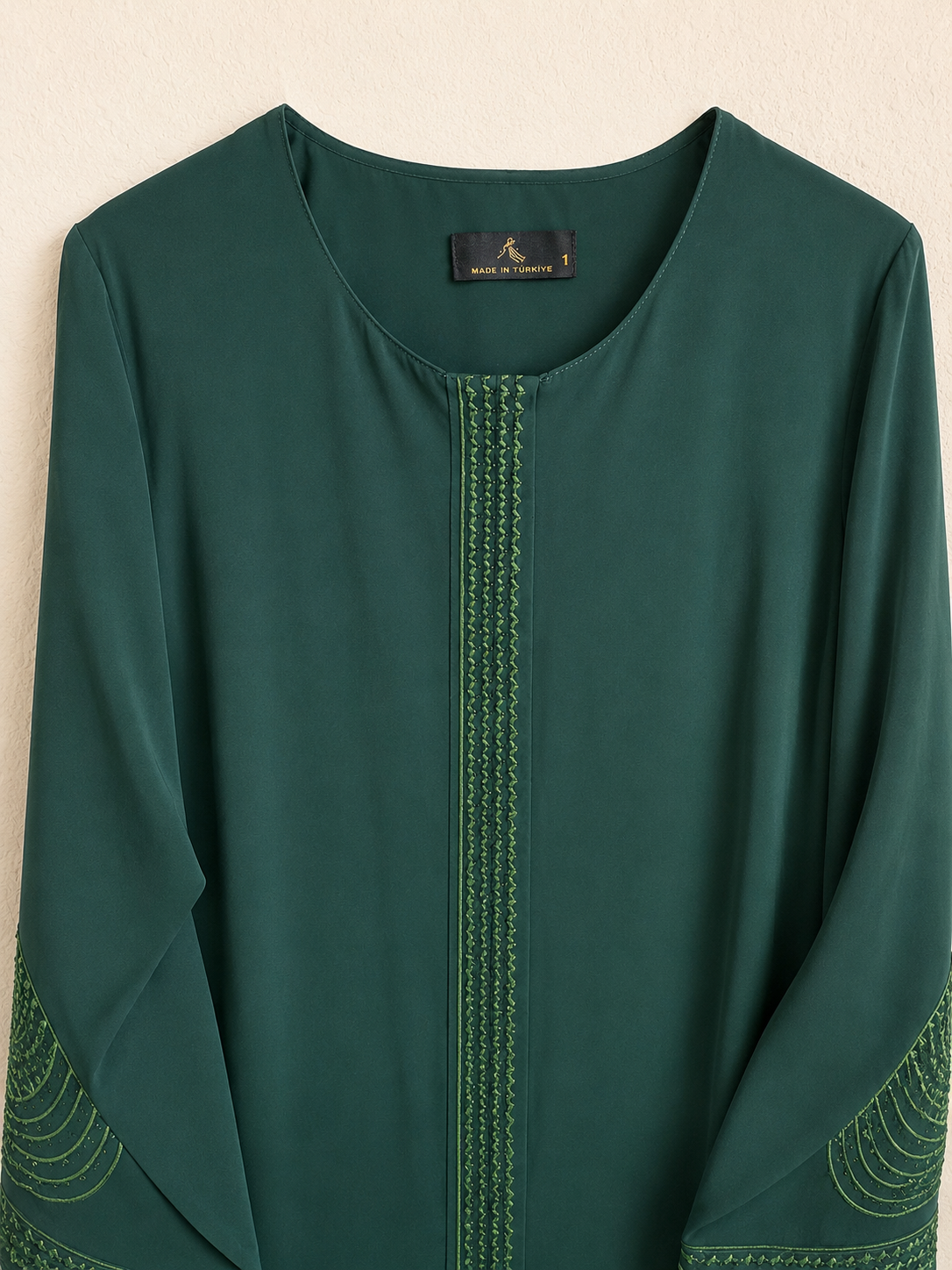 Emerald Grove Embroidered Abaya