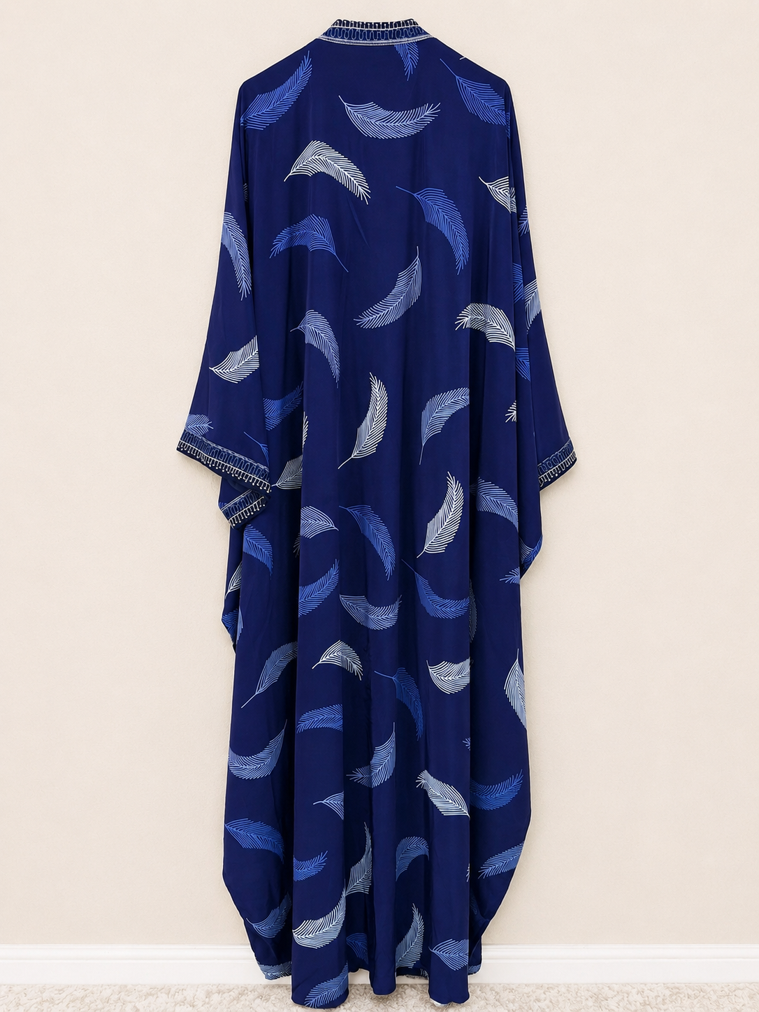 Sapphire Breeze Printed Open Abaya Set