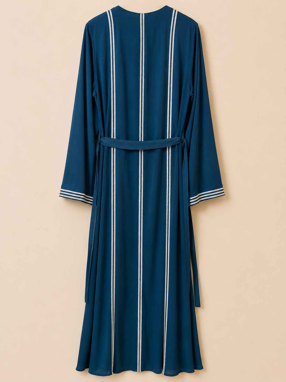 Petrol Sapphire Tassel Detail Abaya